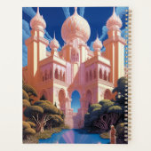 Sprookje Kasteel Roze Wit Goud Fantasy Kunst Planner (Achterkant)