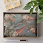 Sprookje Kerstmis Gnomen in het bos Tissuepapier (Geschenk)