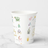 Sprookje Leuk Dragon Baby shower Papieren Bekers (Rechts)