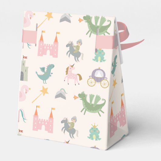 Sprookje Leuke Draak Bedankdoosjes (Achterkant)