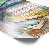 sprookje Mermaid Tours Art Print Foto Afdruk (Hoek)