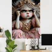 Sprookje met een houding poster (Thuiskantoor)