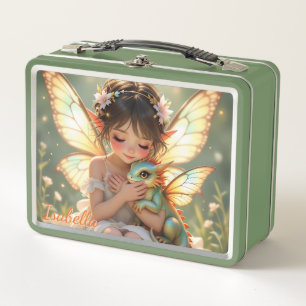 Sprookje met fee en draak Chibi anime