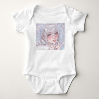Sprookje met rijp: Schattige winterprinses & sneeu Romper
