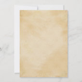 Sprookje Middeleeuws Verlicht Manuscript Bruiloft Kaart (Achterkant)