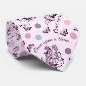 Sprookje Once Upon a Time met vlinders Stropdas (Opgerold)