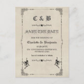  sprookje op de bruiloft aankondigingskaart (Voorkant)