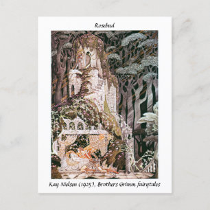  sprookje Rosebud illustratie Kay Nielsen Briefkaart