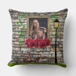 sprookje Rozen Meisjes Foto Lijst Kussen