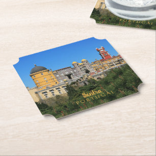 Sprookje Sintra Palace foto, in Portugal Kartonnen Onderzetters