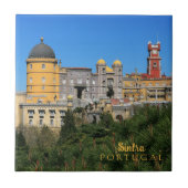 Sprookje Sintra Palace foto, in Portugal Tegeltje (Voorkant)