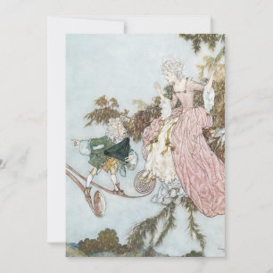 Sprookje Slaapster door Edmund Dulac Kaart