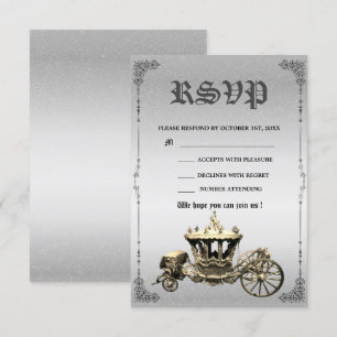 sprookje Storybook Weddenschap RSVP Kaartje