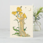 Sprookje, teunisbloem, Walter Crane (Staand voorkant)