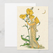 Sprookje, teunisbloem, Walter Crane (Voorkant / Achterkant)