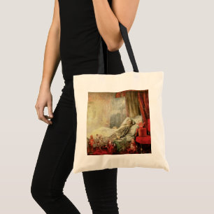 Sprookje uit het verleden, materiaal waarvan drome tote bag