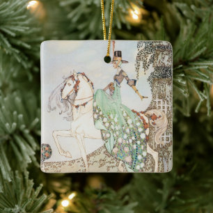 Sprookje uit het verleden, Prinses Minette, Kay Ni Keramisch Ornament