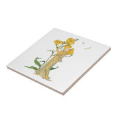 Sprookje uit lang vervlogen tijden, teunisbloem, W Tegeltje (Zijkant)