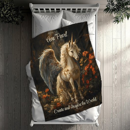  sprookje Unicorn Fleece Deken