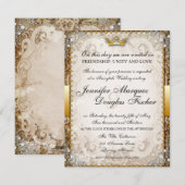 sprookje verhalenboek bruiloft uitnodiging (Voorkant / Achterkant)