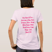 Sprookjes Eenhoorn Mood T-shirt (Achterkant)