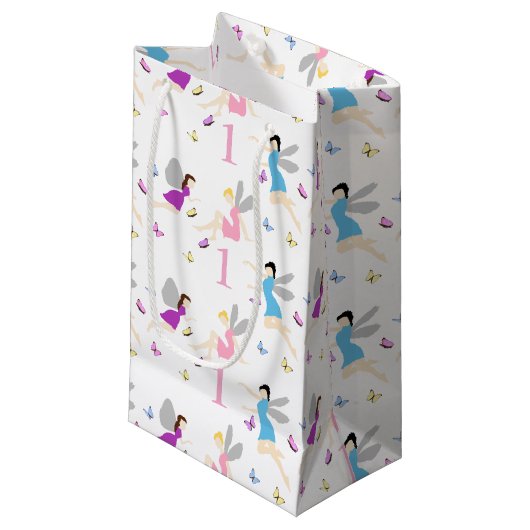 Sprookjes Eerste Verjaardag Klein Cadeauzakje (Voorkant Gekanteld)