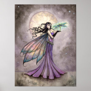 Sprookjes- en Libelfantasiekunst Poster