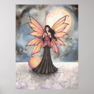 Sprookjes- en Vollemaansfantasie-kunst Poster