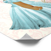 Sprookjes Koets Prinses Persoonlijke Kinderkamer Poster (Hoek)