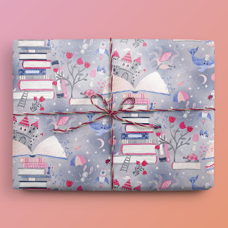 Sprookjes Pop-Upboek Kasteel Grijs Cadeaupapier