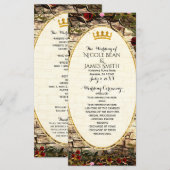 Sprookjes Prinses Vintage Briar Rose Programma (Voorkant / Achterkant)