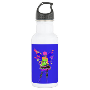 Sprookjes-Punk-Pop-Art Waterfles
