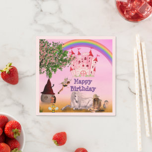 Sprookjes servetten voor kinderfeestje