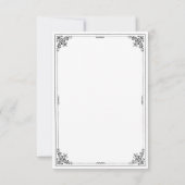 Sprookjes Verhaalboek Trouw RSVP Kaarten Kaartje (Achterkant)