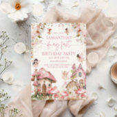 Sprookjes verjaardagsuitnodiging Magische betoverd Kaart