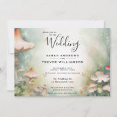 Sprookjesachtig bos fairycore romantiek kaart (Voorkant)