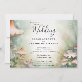 Sprookjesachtig bos fairycore romantiek kaart