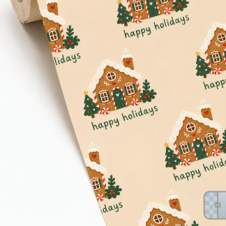 Sprookjesachtig Gerenoveerd Huis Prettig Kerstfees Cadeaupapier