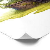 Sprookjesachtig huis poster (Hoek)