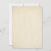 Sprookjesachtig oud kasteel  Baby shower Kaart (Achterkant)