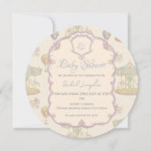 Sprookjesachtig  pretpark Baby shower Kaart (Voorkant)