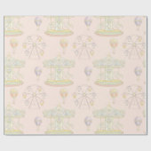 Sprookjesachtig  pretpark cadeaupapier (Vlak)