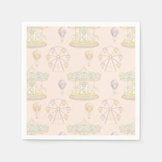 Sprookjesachtig  pretpark servet (Voorkant)