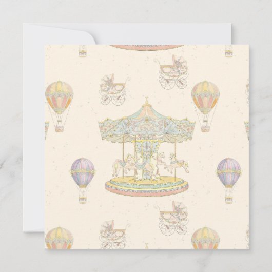 "Sprookjesachtig pretpark" Uitnodiging (Achterkant)