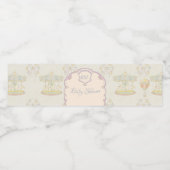 Sprookjesachtig pretpark waterfles etiket (Enkel label)