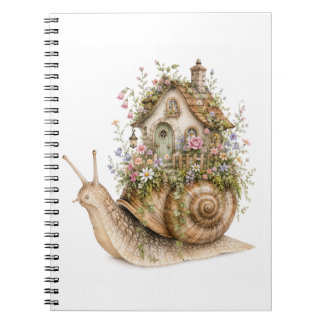 Sprookjesachtig Slakkenhuis Cottagecore Notitieboek