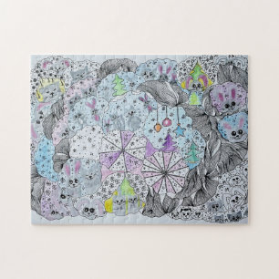 Sprookjesachtig Winter Woud Magische Wezens Legpuzzel
