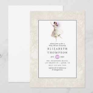 Sprookjesachtige Baby Shower met Fee Kaart