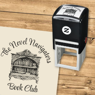 Sprookjesachtige boekenplank  zelfinktende stempel