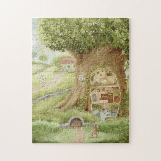 Sprookjesachtige Boomhut Verhaalboek Legpuzzel (Verticaal)
